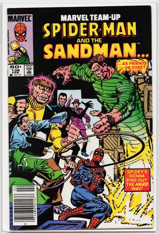 Marvel Team-Up #138 (1984) Sandman