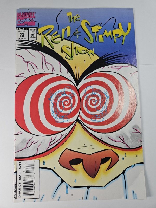 Ren and Stimpy Show 11 FN+ 1993 Marvel Comics C145A Comic Books