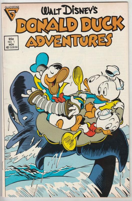 Donald Duck, Walt Disney's Adventures #1 (Aug-63) FN/VF Mid-High-Grade Donald...