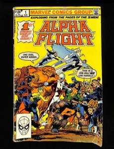 Alpha Flight #1 1st Puck!  1st Marina Marvel!