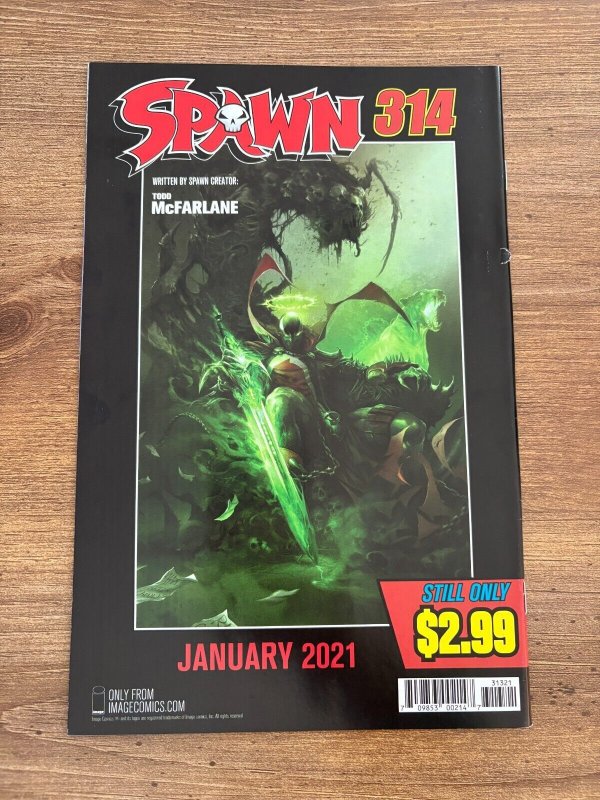 Spawn # 313 NM 1st Print Variant Cover Image Comic Book Todd McFarlane 8 J288