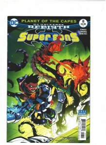 Super Sons #8 DC Comics 2017 Jimenez Variant Robin & Jon Kent Superboy VF 8.0 