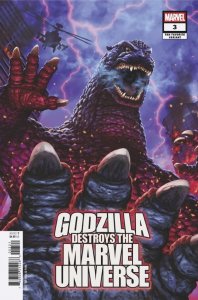 Godzilla Destroys The Marvel Universe #3 Kaida Yuji Variant