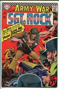 OUR ARMY AT WAR #176 1967-DC-JOE KUBERT-SGT ROCK-vf+