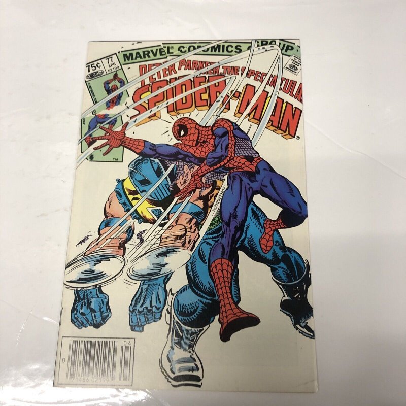 The Spectacular Spider-Man (1983) #77(VF/NM) Canadian Price Variant• CPV •Mantlo