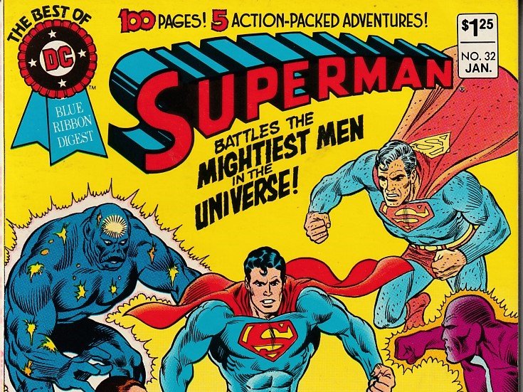 Best of DC # 32 – Superman vs the Mightiest Men in The Universe