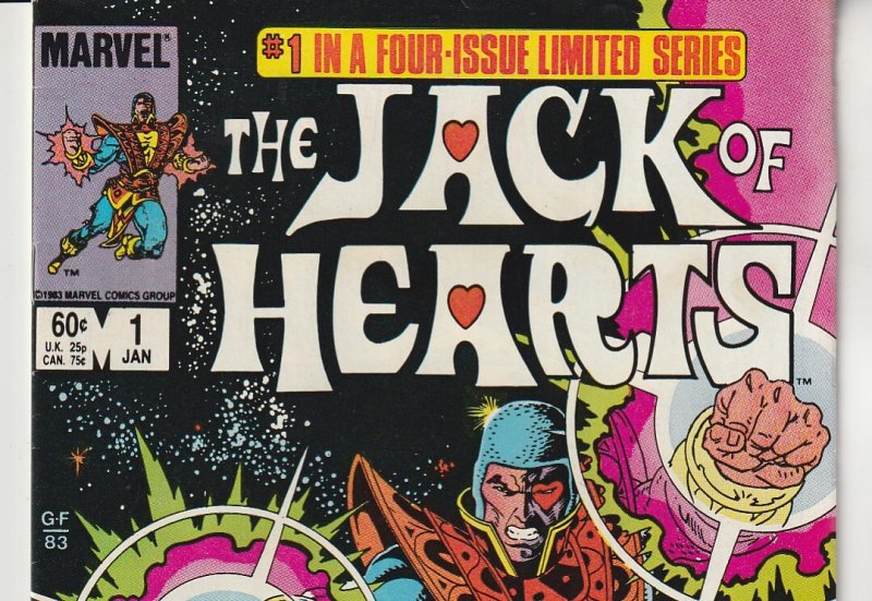 Jack of Hearts(mini-series, 1983) # 1  The Future Avenger in his own Series