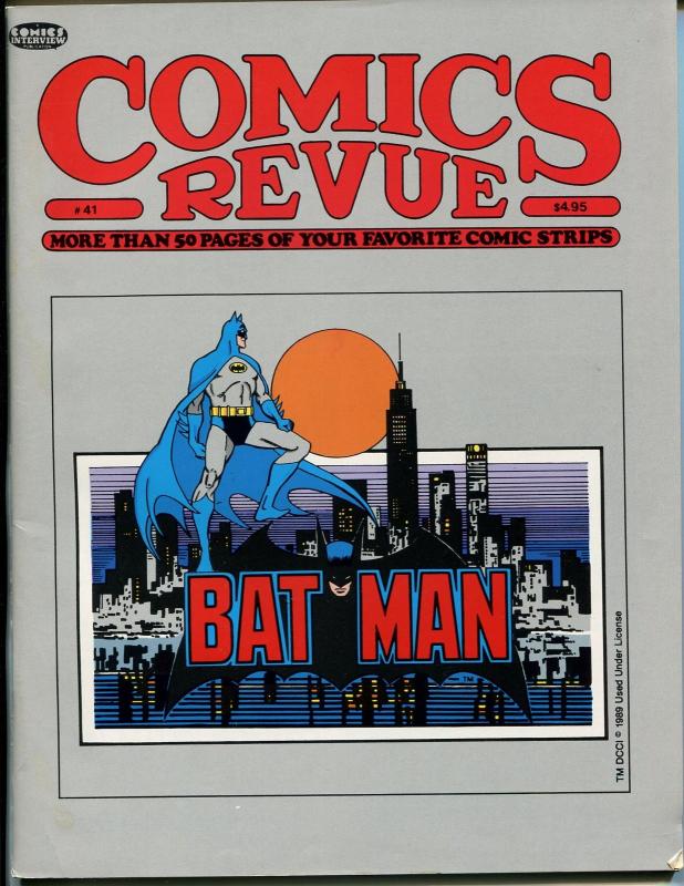 Comics Revue #41 1989-Phantom-Batman-Modesty Blaise-Flash Gordon-Latigo-VF