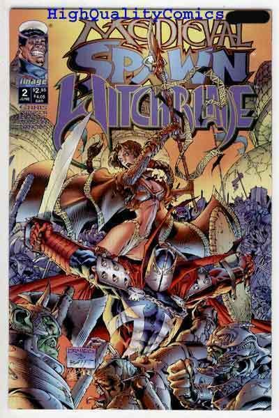 MEDIEVAL SPAWN / WITCHBLADE #2, NM, Garth Ennis, Weems, 1996,more Image in store