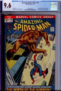 Amazing Spider-Man #110 CGC 9.6 OW/White 1st app. of the Gibbon WELL-CENTERED!