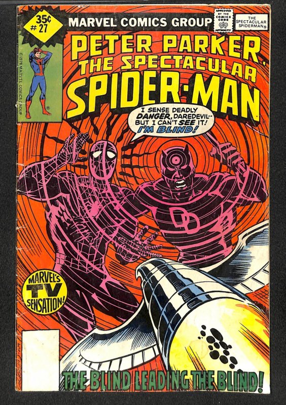 Spectacular Spider-Man #27 GD/VG 3.0 Marvel Comics Spiderman