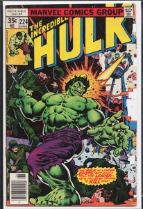 The Incredible Hulk #224 (1978) Hulk