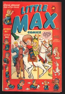 Little Max #7 1950-Merry-Go-Round cover-Joe Palooka& Humphrey appear