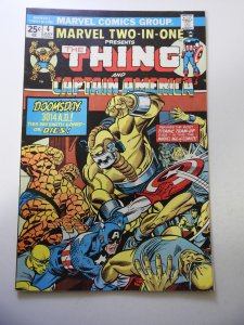 Marvel Two-in-One #4 (1974) FN+ Condition MVS Intact