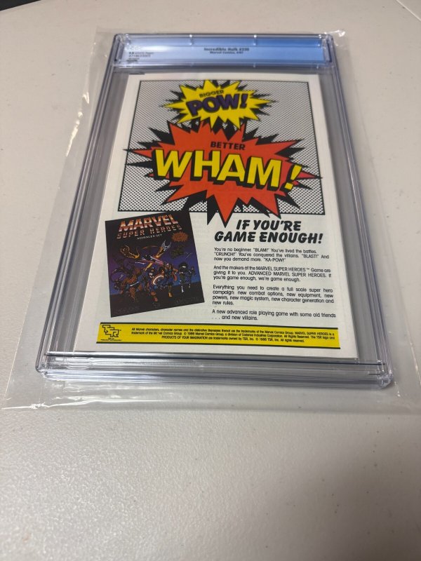 Incredible Hulk # 330 CGC Graded 9.8 Marvel Comic Book Todd McFarlane Art JH30