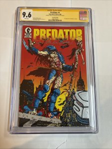Predator (1989) # 1 (CGC 9.6 SS) Signed & Sketch Sam De La Rosa • 2nd Print