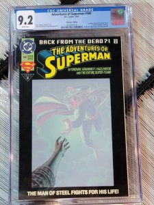 CGC 9.2 Adventures of Superman #500 Comic Book 1993 1st Steel & Superboy Kon El