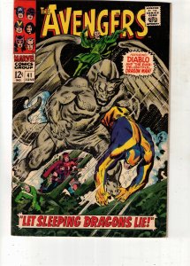 The Avengers #41 (1967) VF+ PRICE DROP! 1st Dragonman! BEANTOWN CERTIFICATE!