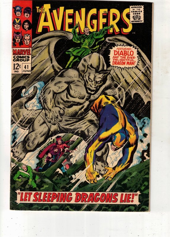 The Avengers #41 (1967) VF+ PRICE DROP! 1st Dragonman! BEANTOWN CERTIFICATE!