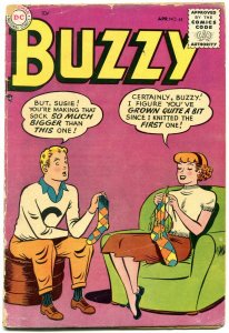 Buzzy #63 1955-DC-wacky cover-crazy stories-G/VG