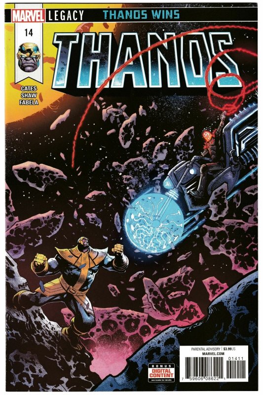 Thanos #14 | 1st Printing | 2nd App Cosmic Ghost Rider (Marvel, 2018) NM