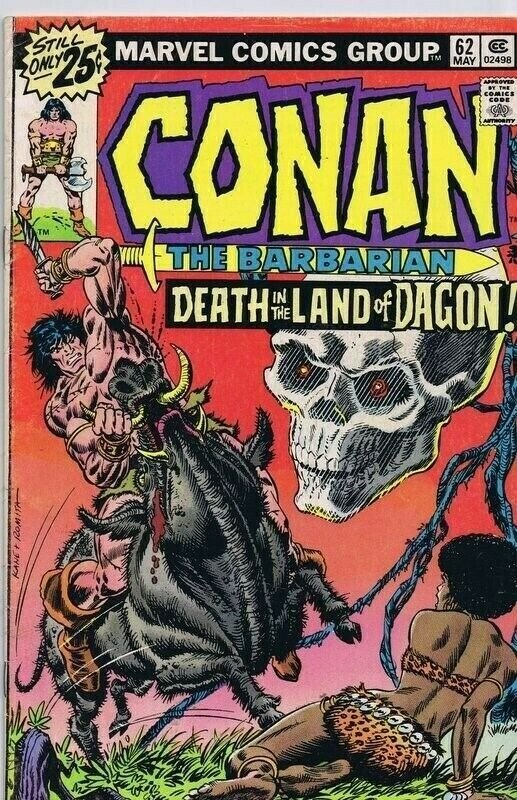 Conan the Barbarian #62 ORIGINAL Vintage 1976 Marvel Comics  