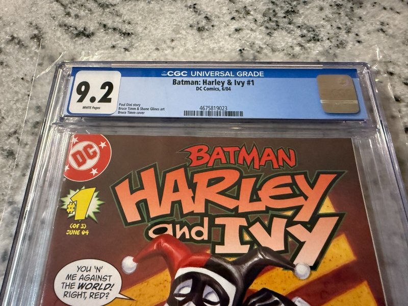Batman Harley & Ivy # 1 CGC Graded 9.2 DC Comic Book 2004 Paul Dini JH23