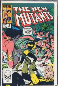 The New Mutants #8 (1983) New Mutants [Key Issue]