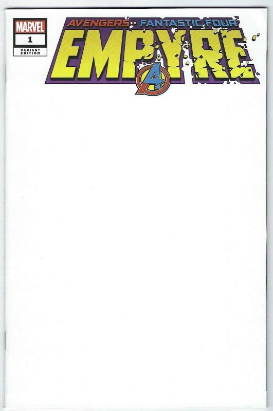 Empyre # 1 Blank Variant Cover VF+ Marvel