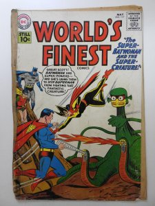 World's Finest Comics #117 (1961) Fair Condition No Back Cover