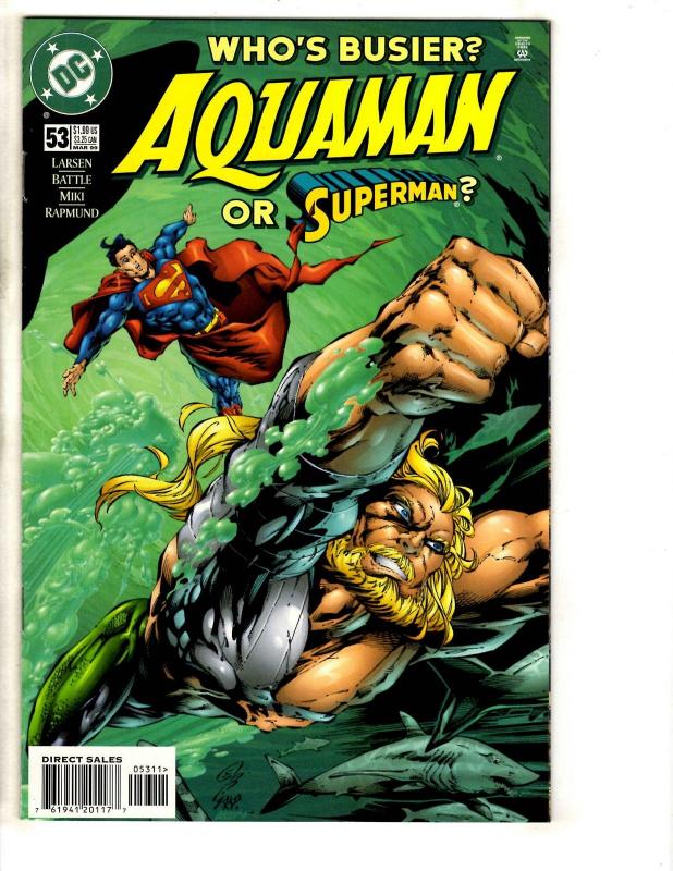 Lot Of 5 Aquaman DC Comic Books One Million + # 51 52 53 54 Batman Flash CR13