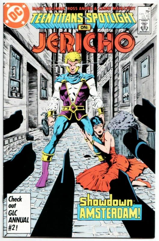 Teen Titans Spotlight #4 Jericho (DC, 1986) FN/VF