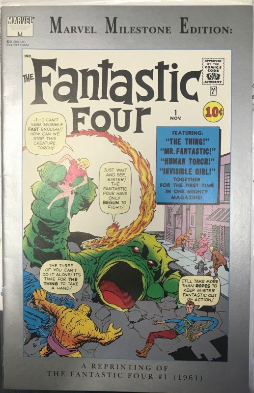 (1992) Marvel Milestone Edition FANTASTIC FOUR #1! Rare! 1st THING! MOLE MAN!