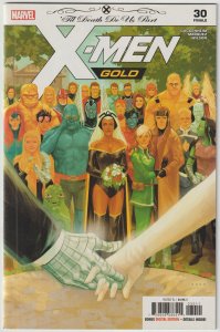 X-Men Gold #30 (Aug 2018, Marvel), VFN-NM condition (9.0), Wedding Issue