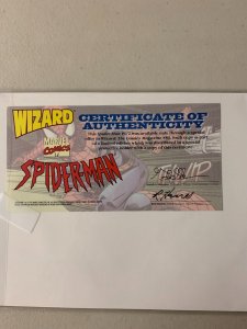 Spider-Man Wizard #1/2 w/ certificate of authenticity (1998)