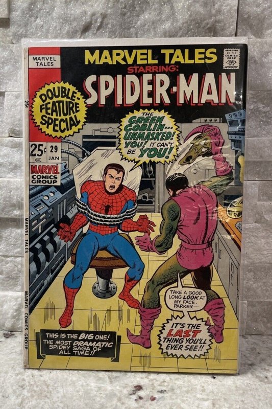 MARVEL TALES #29 SPIDER-MAN 1ST ROMITA ART IDENTITIES DISCOVERED Mid-grade