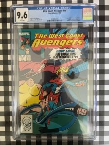 West Coast Avengers #46 (1989) - CGC 9.6 - 1st Great Lakes Avengers !
