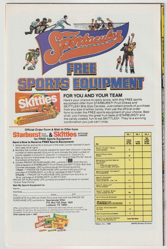 X-Men #211 (Nov 1986, Marvel), FN-VFN condition (7.0), Mutant Massacre begins