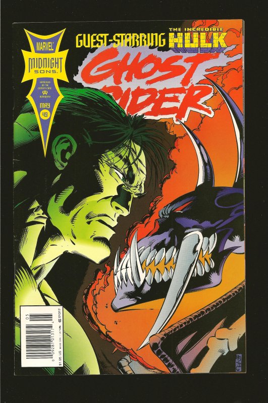 Marvel Comics Ghost Rider Guest Star Hulk Vol 2 No 49 May 1994