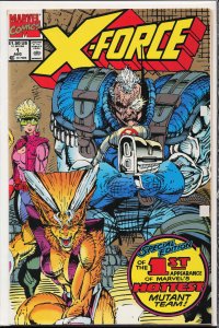 X-Force #1 Second Print Cover (1991) X-Force