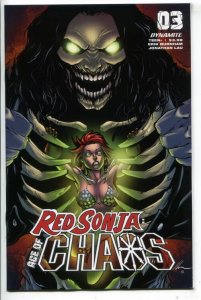 RED SONJA AGE OF CHAOS (2019 DYNAMITE) #3 VARIANT CVR C GARZA