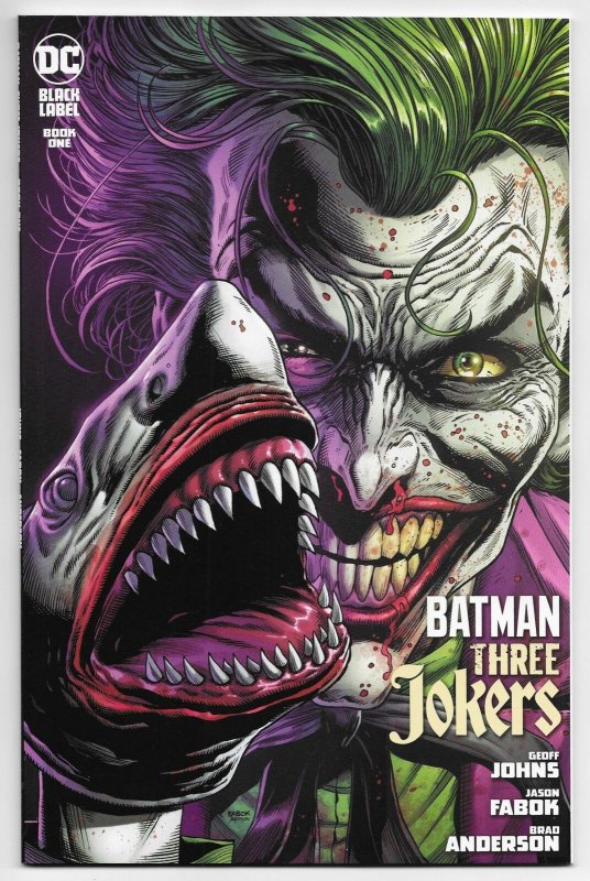 Batman Three Jokers #1 Joker Shark 2nd Printing Variant (DC, 2020) NM