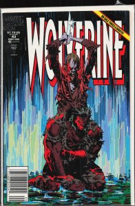Wolverine #43 Newsstand Edition (1991) Wolverine