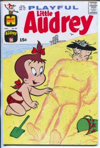 Playful Little Audrey #85 1969-Harvey-beach cover-high grade-FN/VF