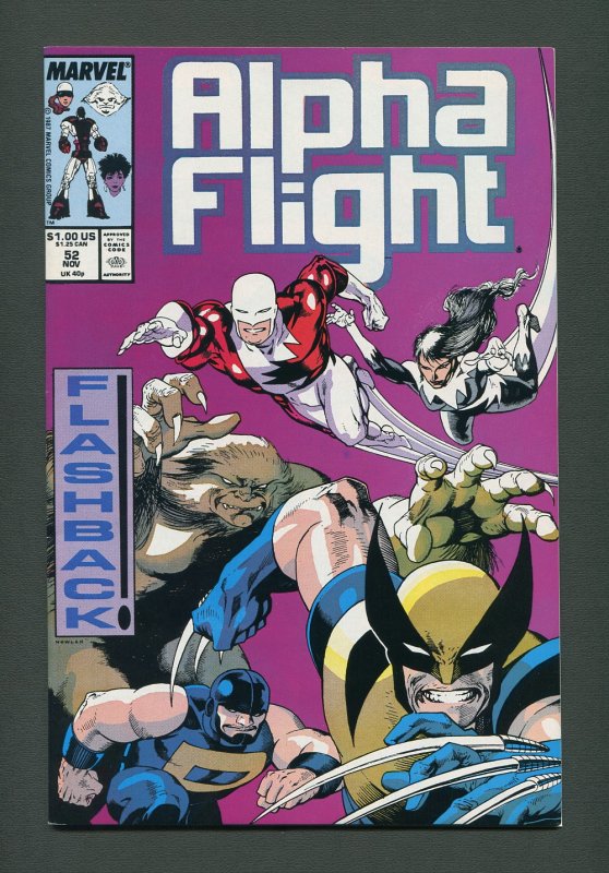 Alpha Flight #52  / 7.5 - 8.0 VFN /  November 1987