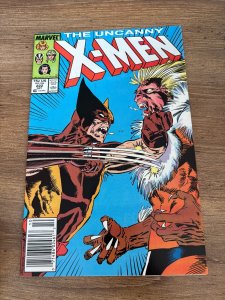Uncanny X-Men # 222 NM Marvel Comic Book Wolverine Sabretooth 6 J388