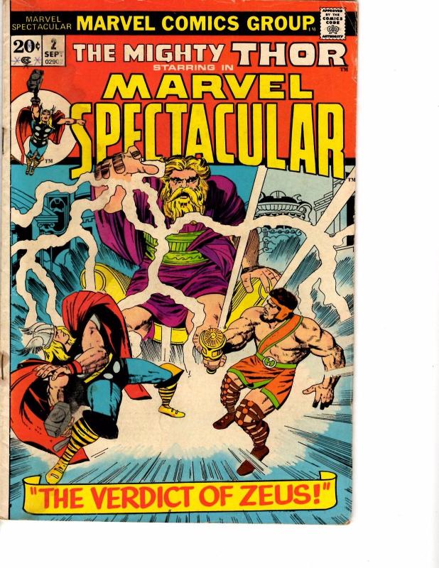 Lot Of 5 Marvel Spectacular Comic Books # 2 4 5 6 8 Feat. Mighty Thor Odin EP2