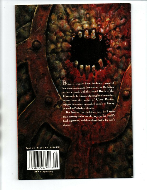 Clive Barker's Book of the Damned II - Hellraiser Companion - Epic - 1992 - NM 