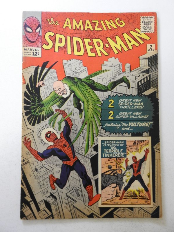 The Amazing Spider-Man #2 (1963) VG/FN Condition! 1st appearance of the Vulture!