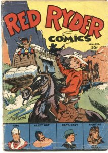 RED RYDER #22-1944-KING OF THE ROYAL MOUNTED-FIGHTING YANKS-WW II 